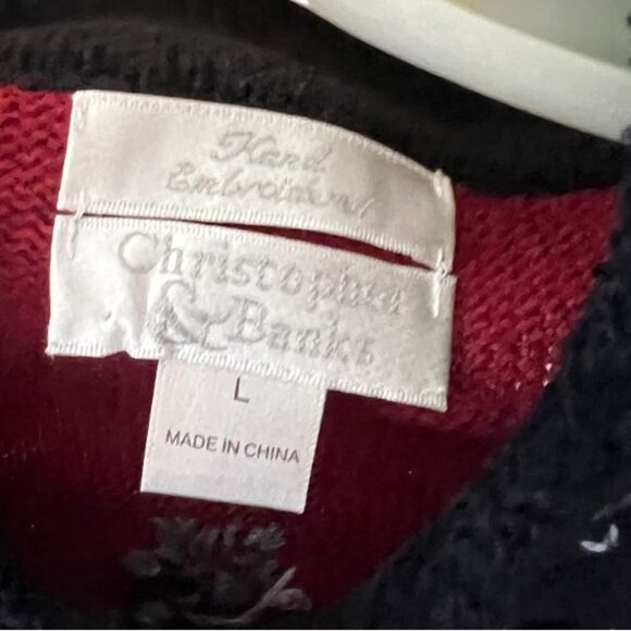 Christopher & Banks Hand Embroidered Sweater Vest - Picture 5 of 7